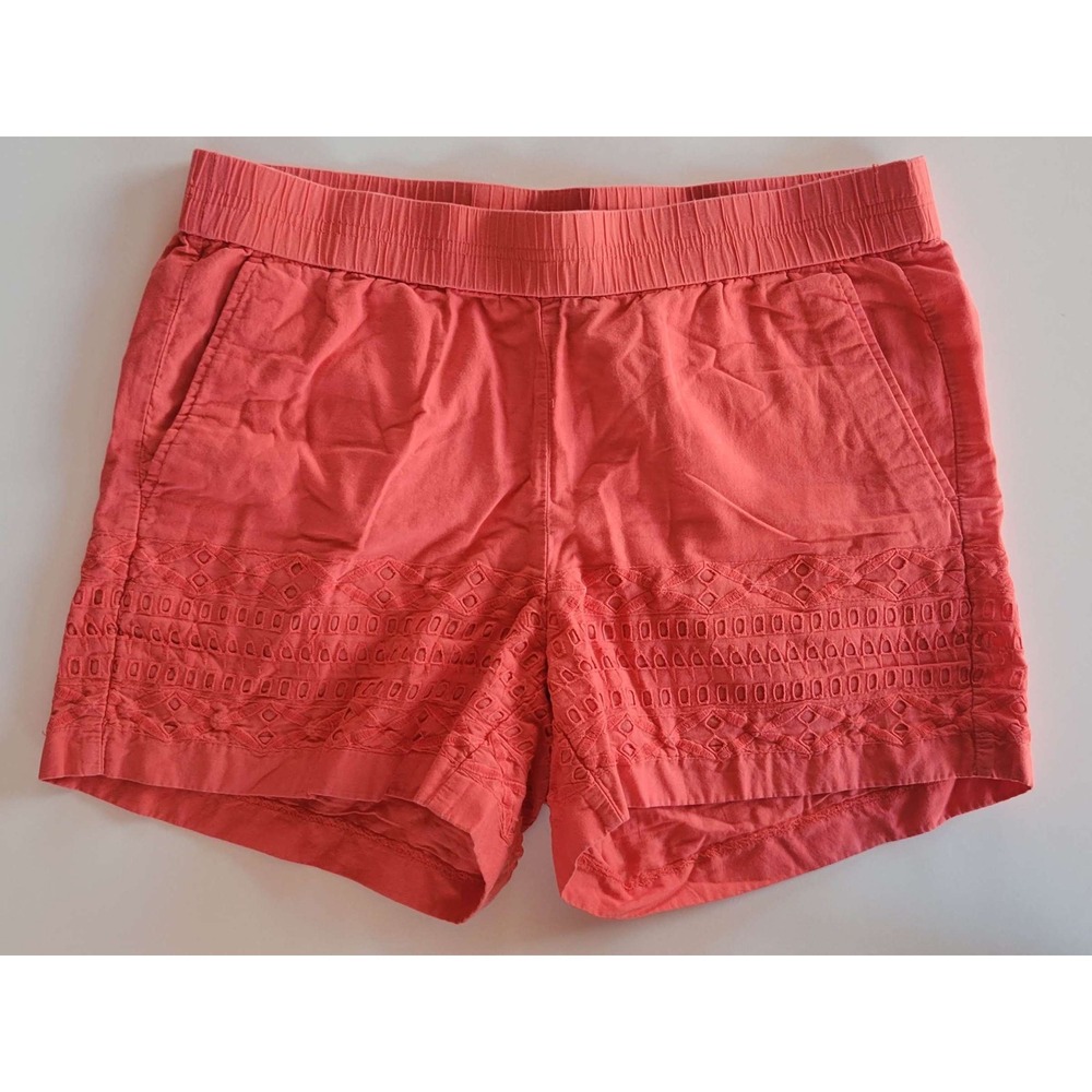 J. Crew Lightweight Embroidered Cotton Shorts